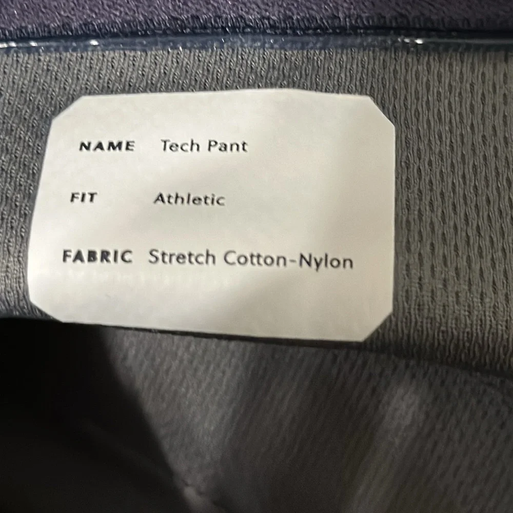 J.Crew 1040 Athletic tapered-fit tech pant in Bedford Coal Grey (35x30)